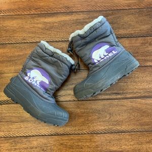 Sorel kids bear winter snow boots 4